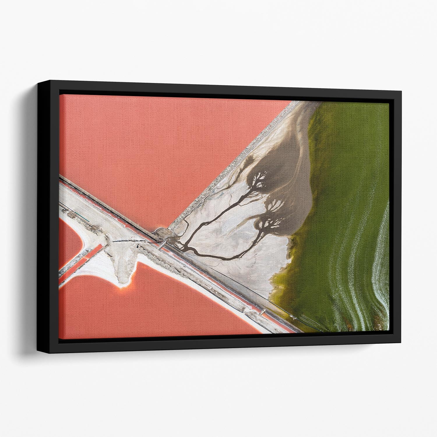 Nature's Painting Floating Framed Canvas - Canvas Art Rocks - 1