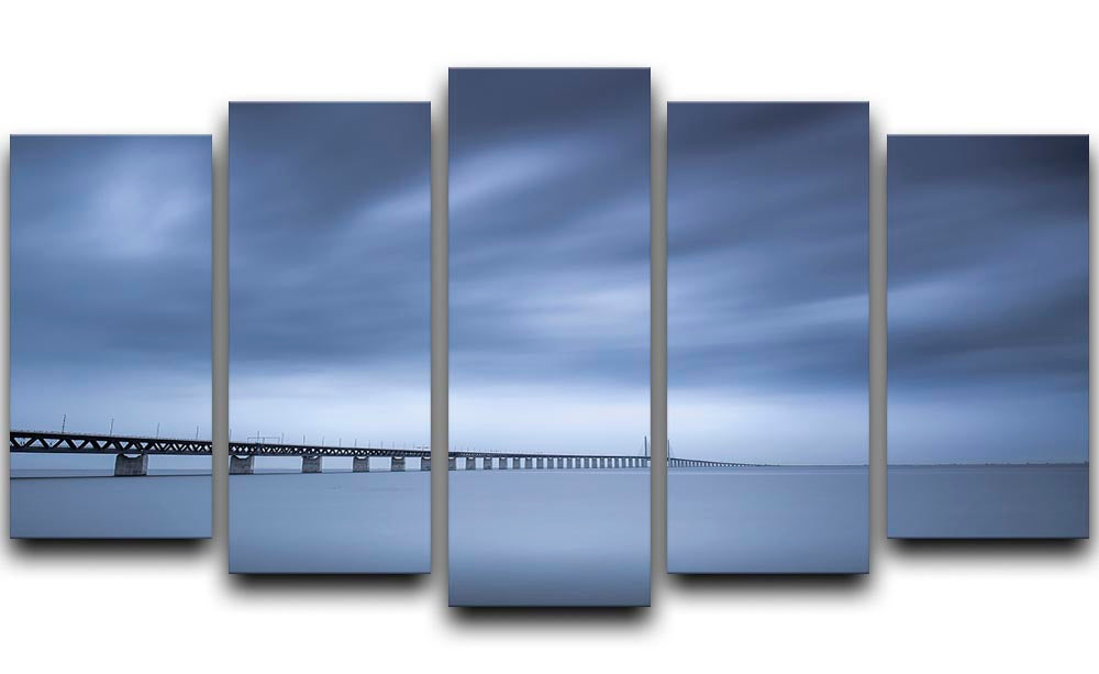 The Bridge 5 Split Panel Canvas - Canvas Art Rocks - 1