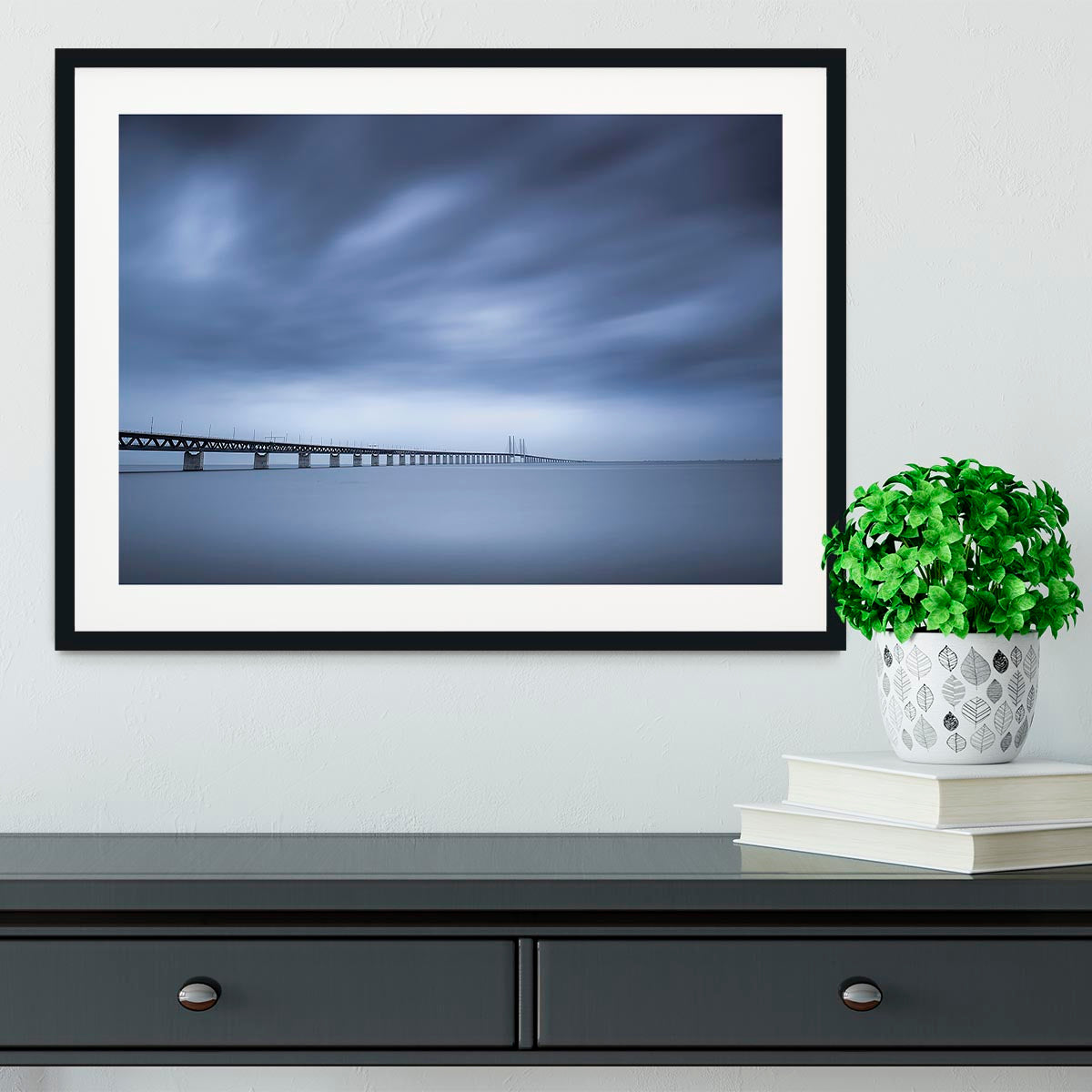 The Bridge Framed Print - Canvas Art Rocks - 1