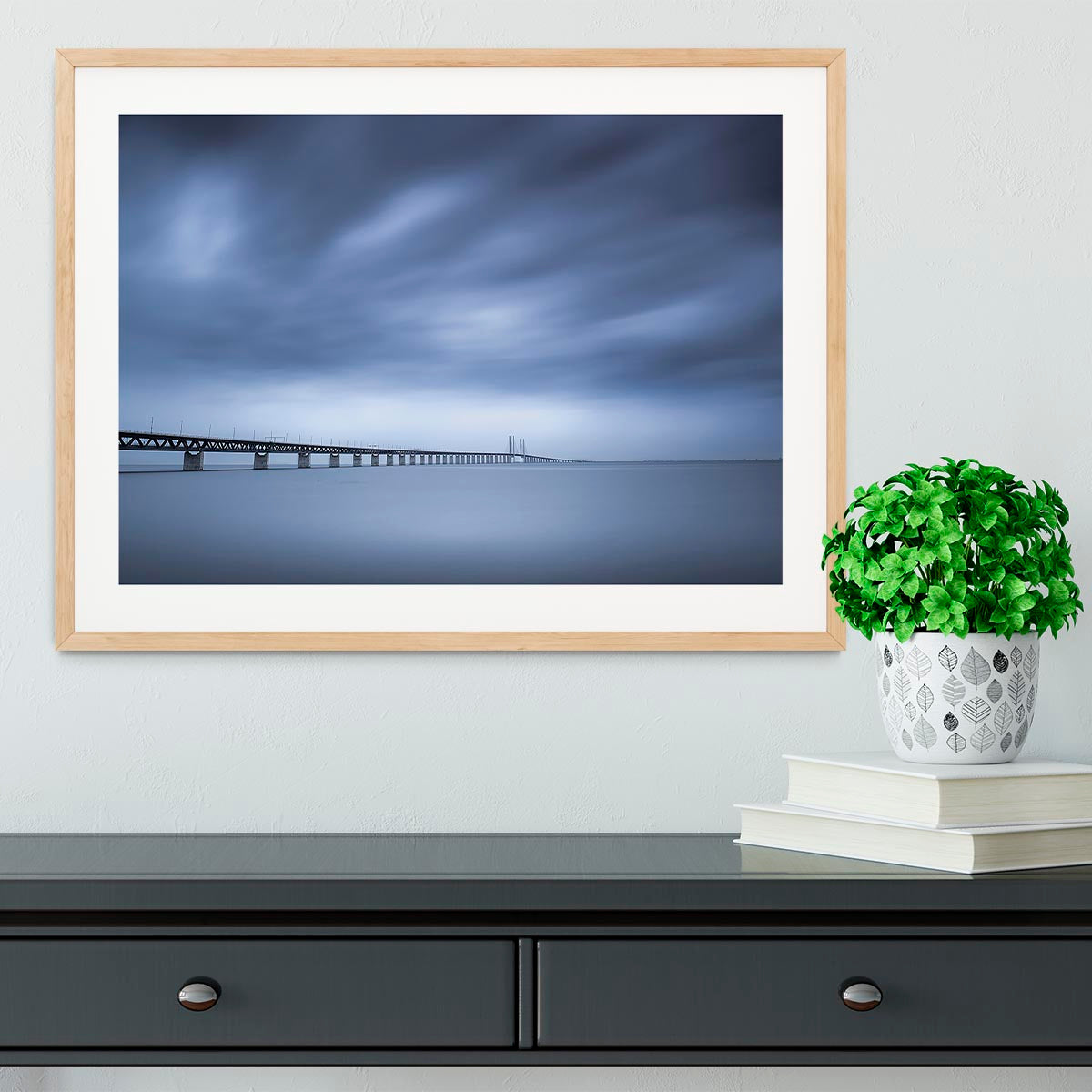The Bridge Framed Print - Canvas Art Rocks - 3