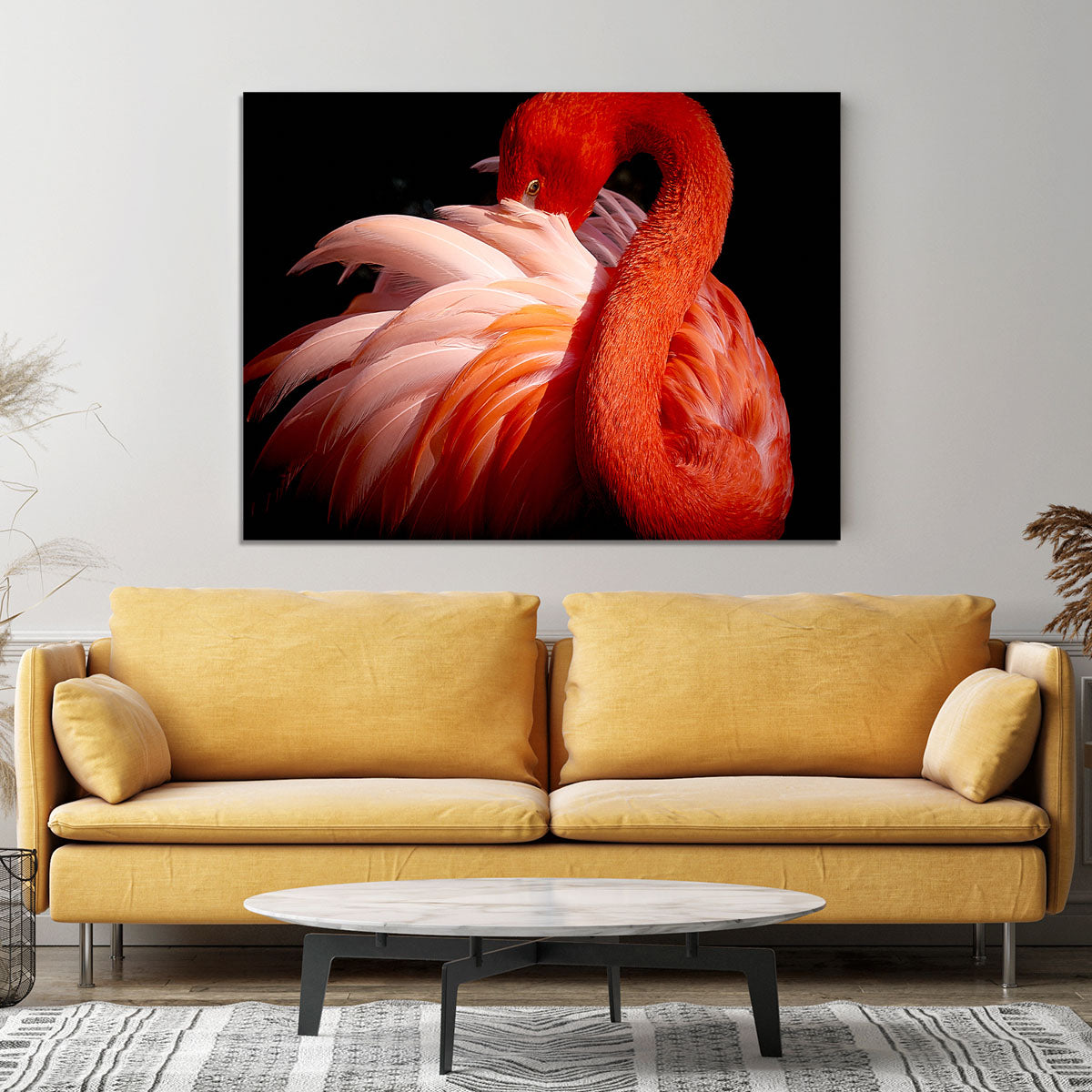 flamingo Close Up Canvas Print or Poster - Canvas Art Rocks - 4