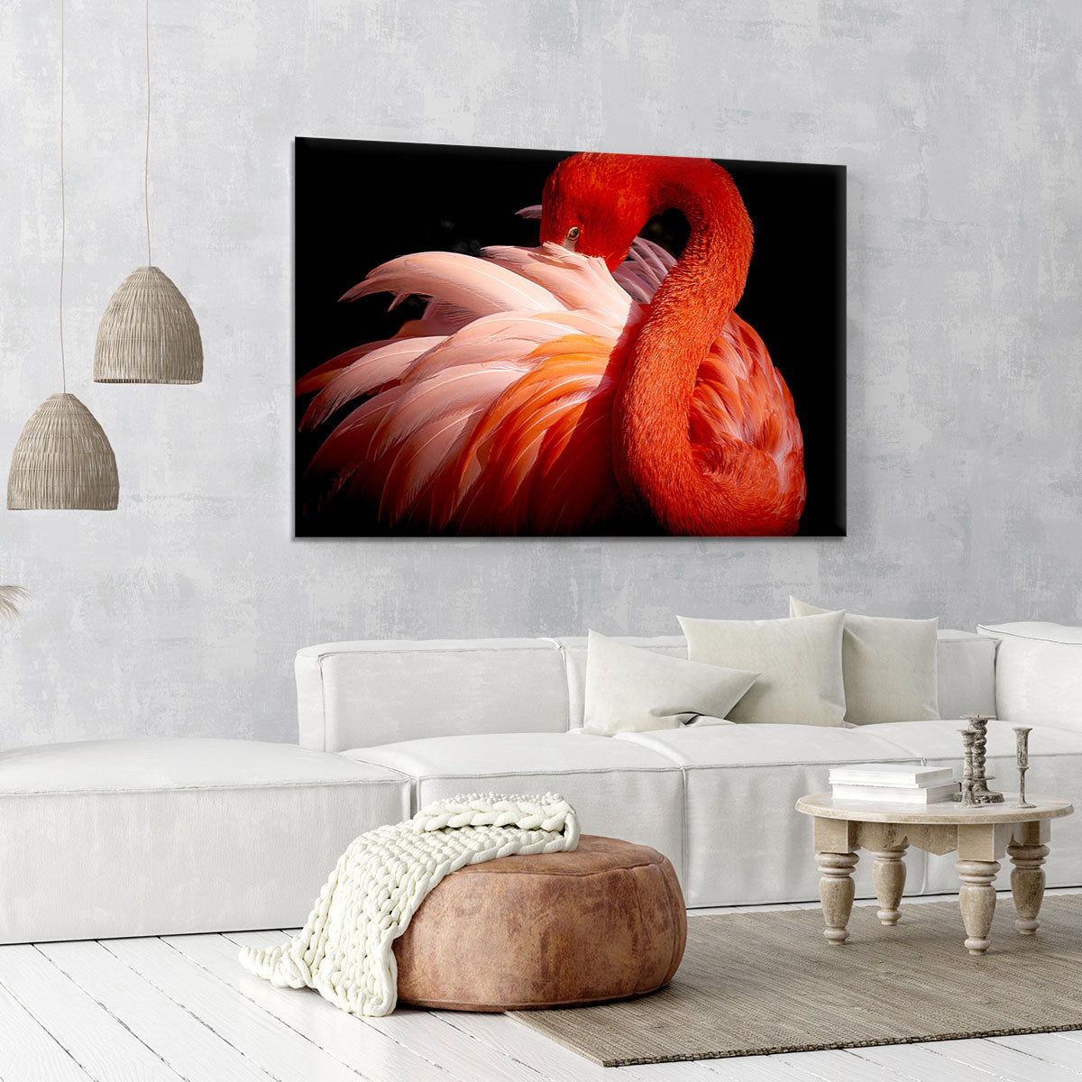 flamingo Close Up Canvas Print or Poster - Canvas Art Rocks - 6
