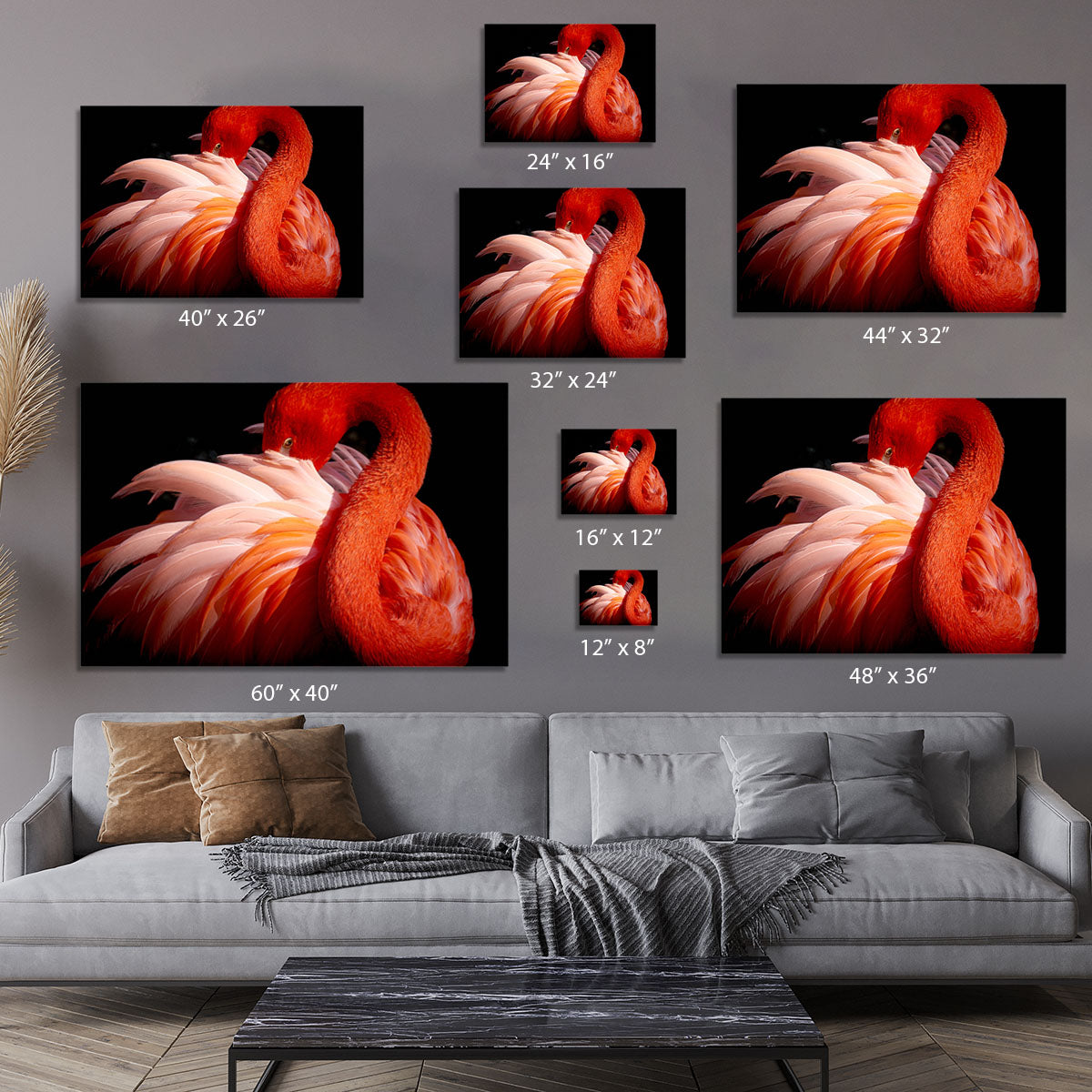 flamingo Close Up Canvas Print or Poster - Canvas Art Rocks - 7
