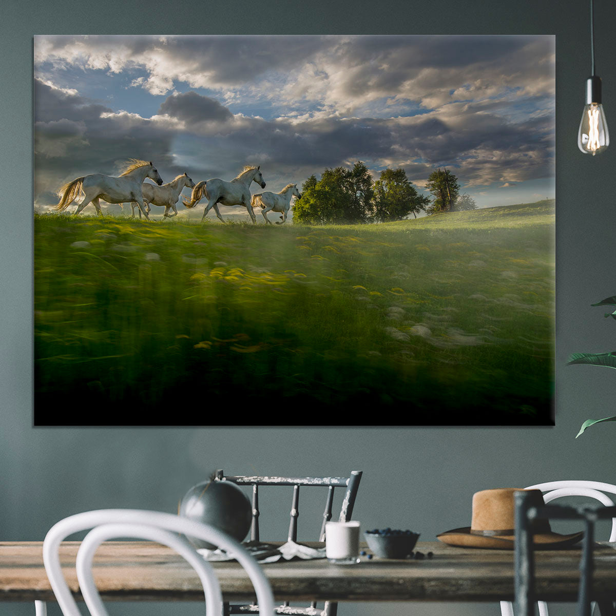 Galloping Horses Canvas Print or Poster - Canvas Art Rocks - 3