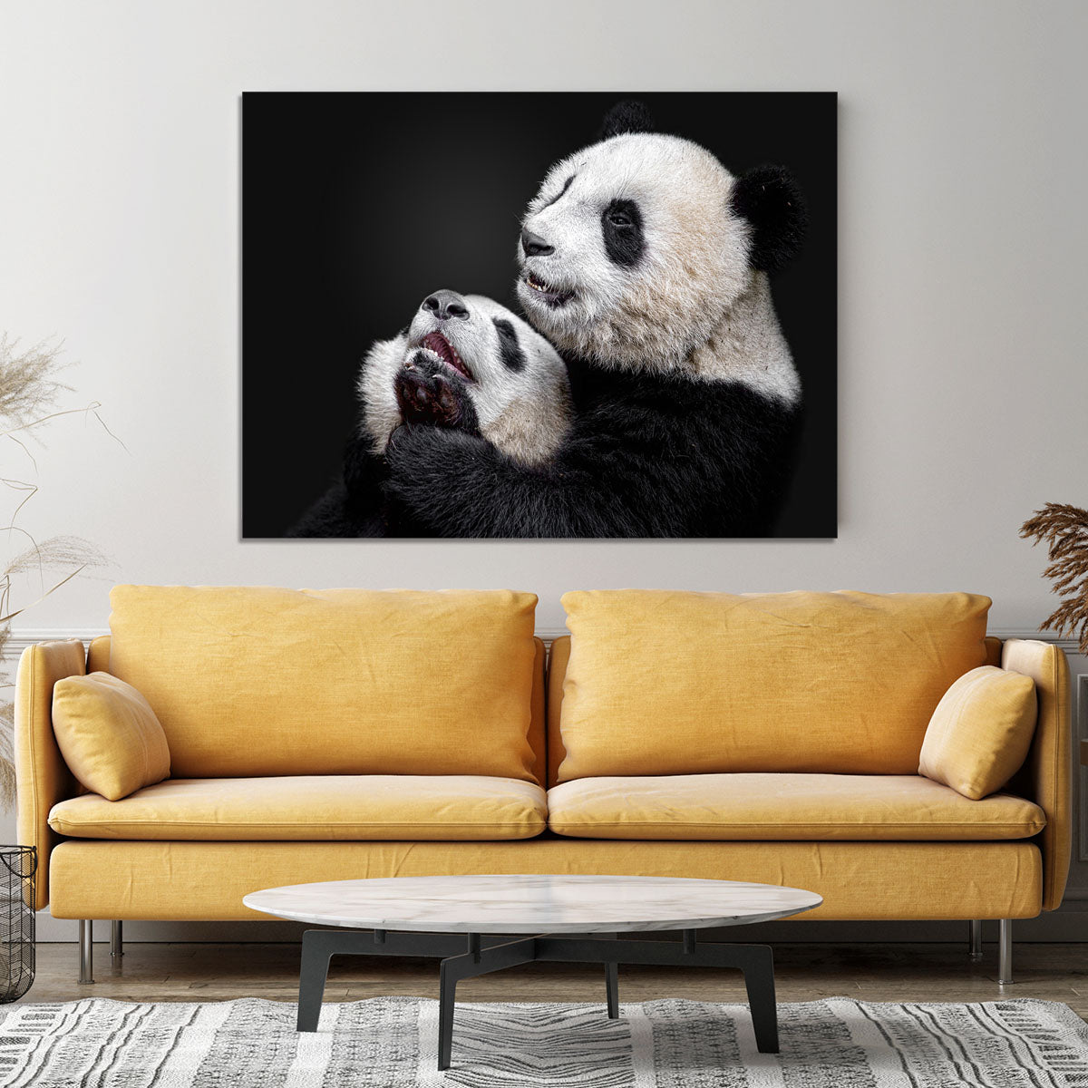 Pandas Playing Canvas Print or Poster - Canvas Art Rocks - 4