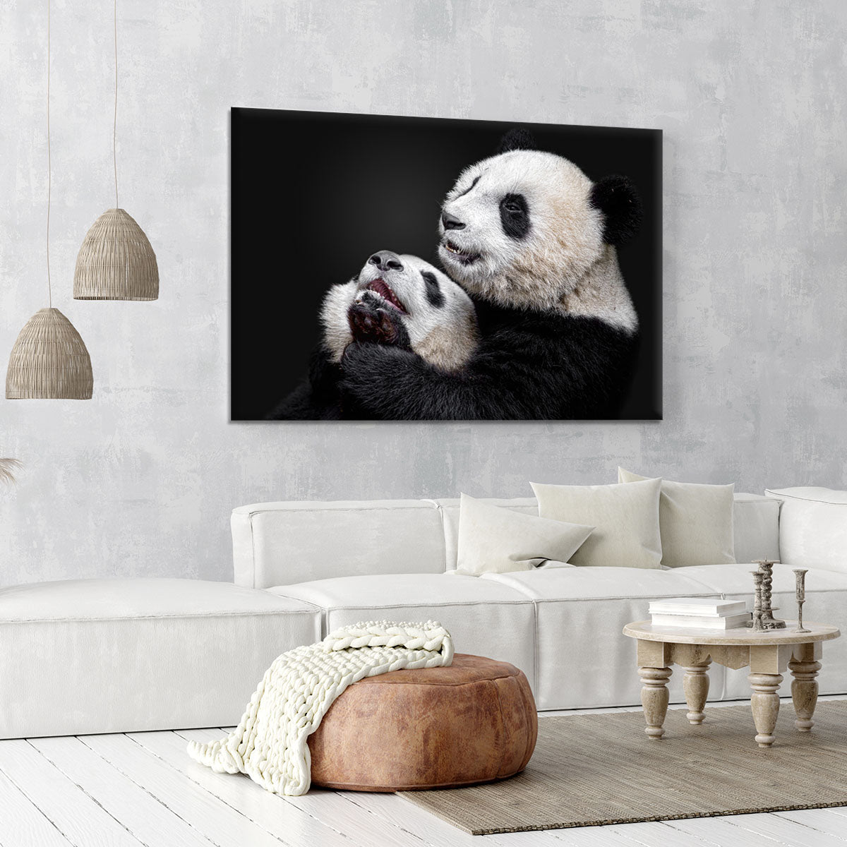 Pandas Playing Canvas Print or Poster - Canvas Art Rocks - 6
