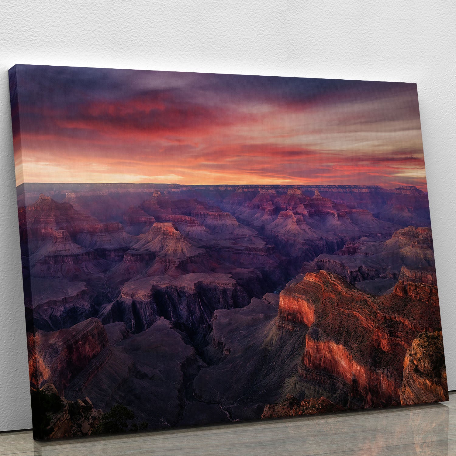 Canyon On Fire Canvas Print or Poster - Canvas Art Rocks - 1