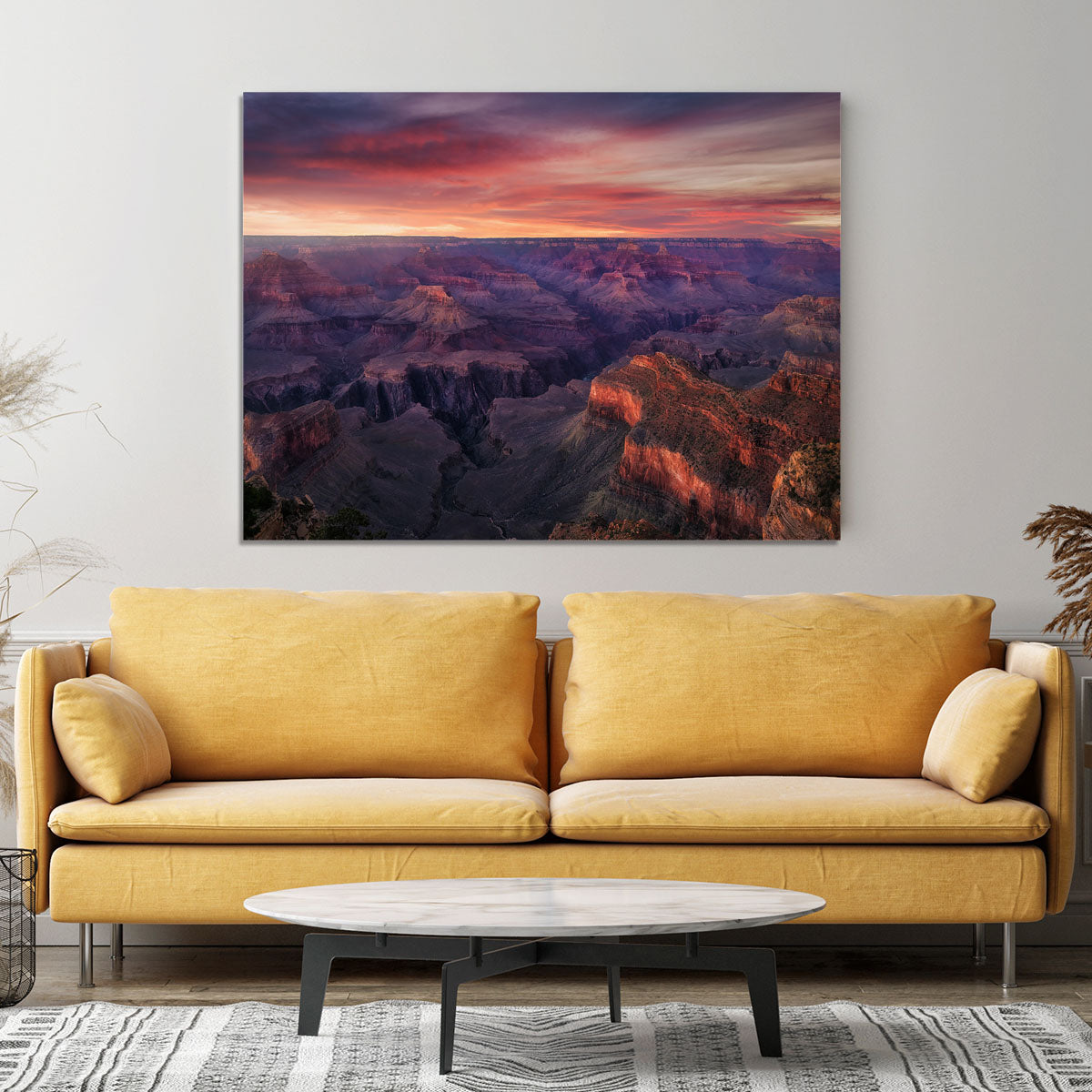 Canyon On Fire Canvas Print or Poster - Canvas Art Rocks - 4