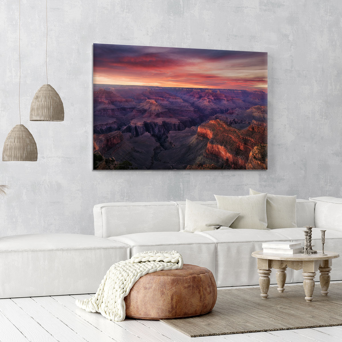 Canyon On Fire Canvas Print or Poster - Canvas Art Rocks - 6