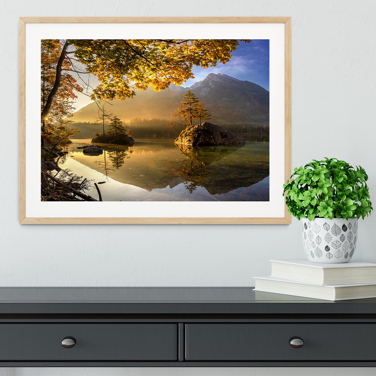 Lake Hintersee Framed Print - Canvas Art Rocks - 3