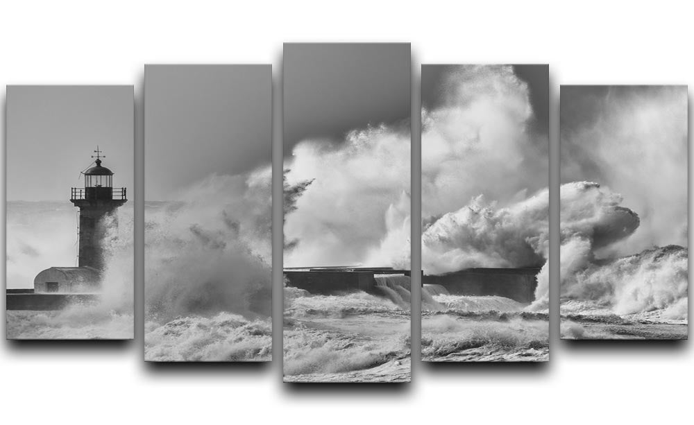 Whirlwind 5 Split Panel Canvas - Canvas Art Rocks - 1