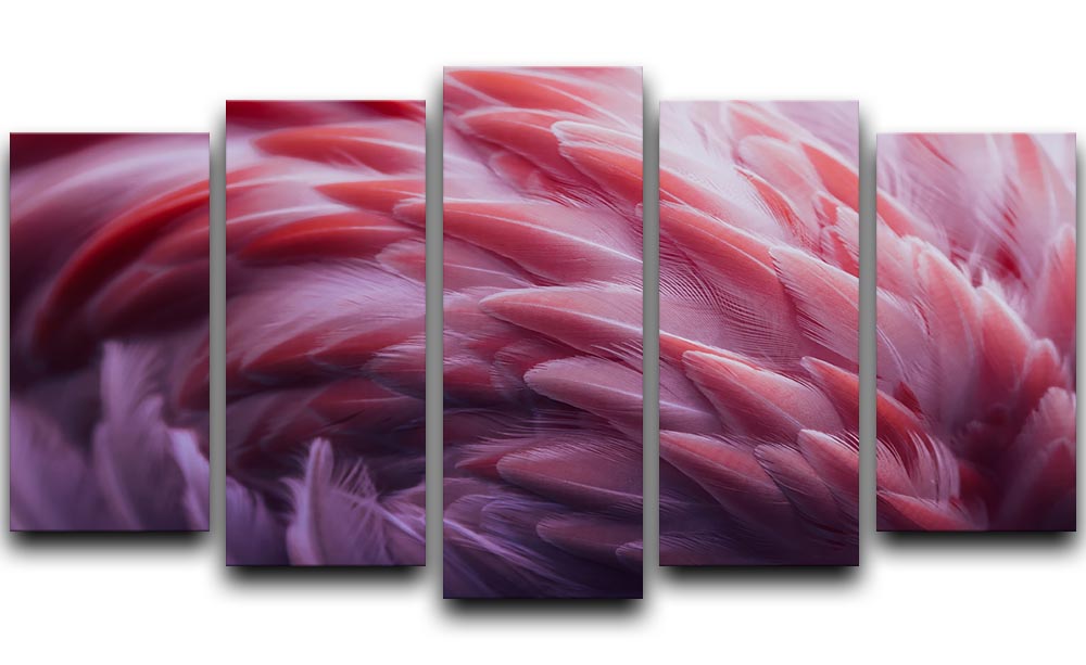 Flamingo 5 Split Panel Canvas - 1x - 1