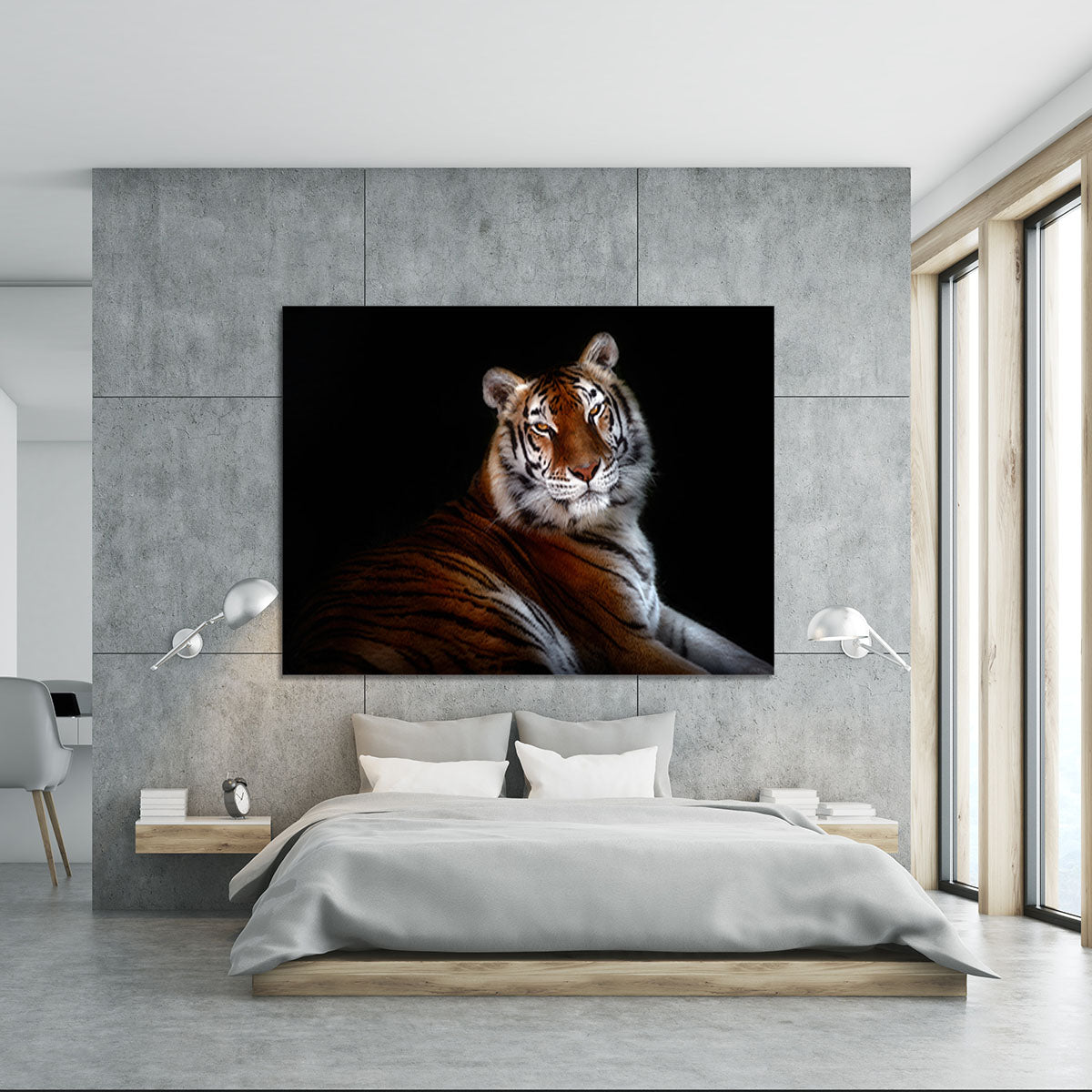 Serenity Tiger Canvas Print or Poster - Canvas Art Rocks - 5