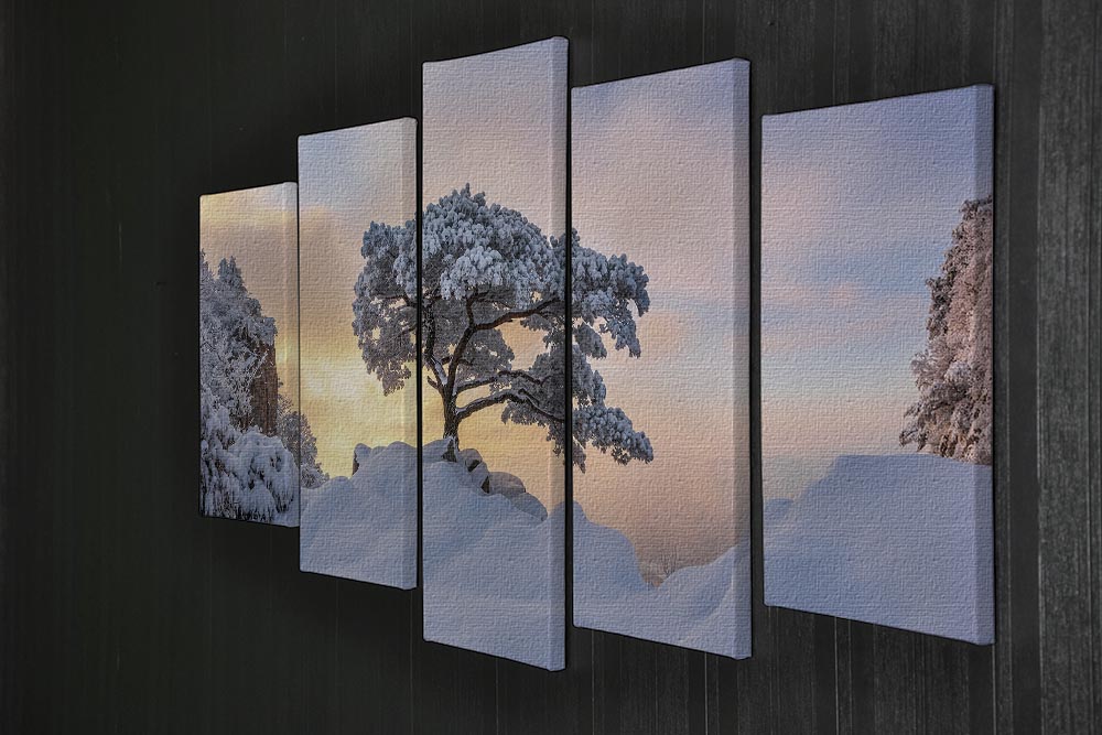 Cold Loner 5 Split Panel Canvas - Canvas Art Rocks - 2
