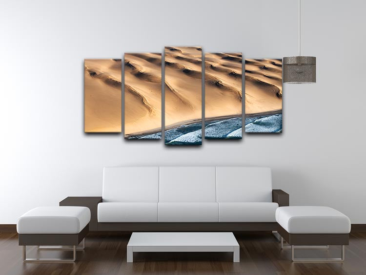 Namib Desert 5 Split Panel Canvas - Canvas Art Rocks - 3