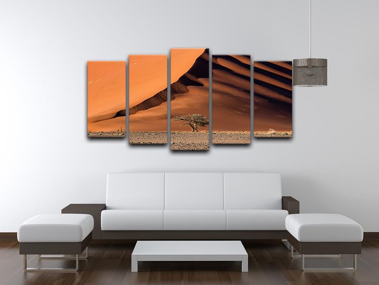 The Dune And The Tree 5 Split Panel Canvas - Canvas Art Rocks - 3