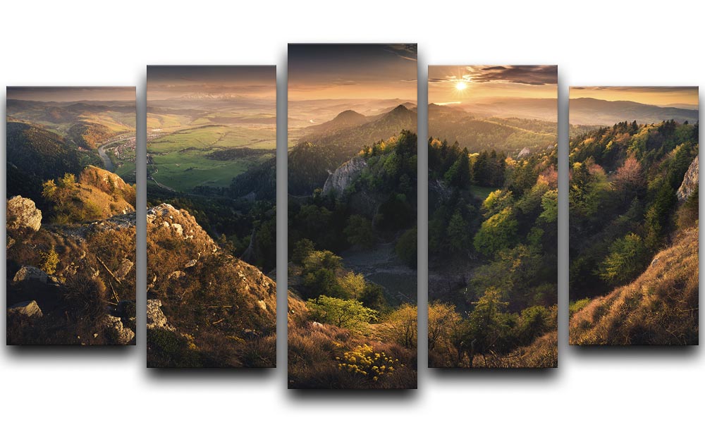Trzy Korony Ii 5 Split Panel Canvas - Canvas Art Rocks - 1