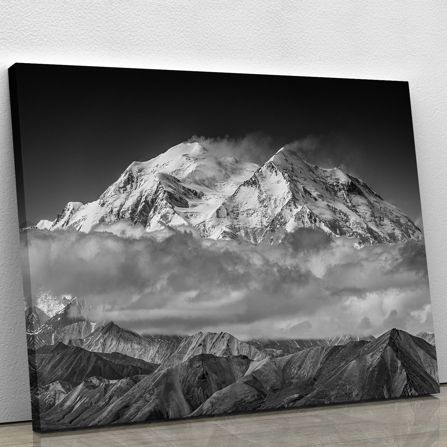 Denali From The Opposing Ridge Line Canvas Print or Poster - Canvas Art Rocks - 1