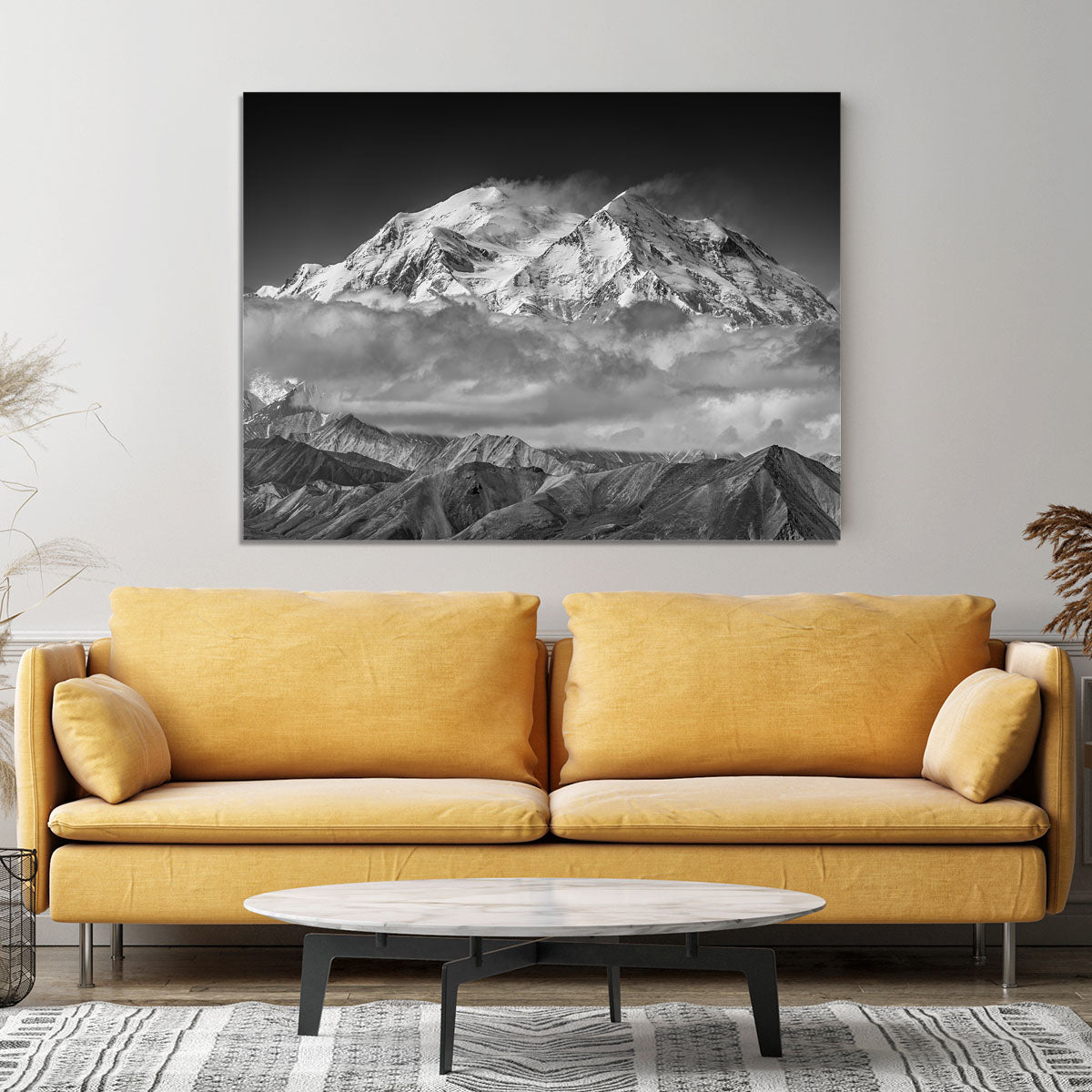Denali From The Opposing Ridge Line Canvas Print or Poster - Canvas Art Rocks - 4