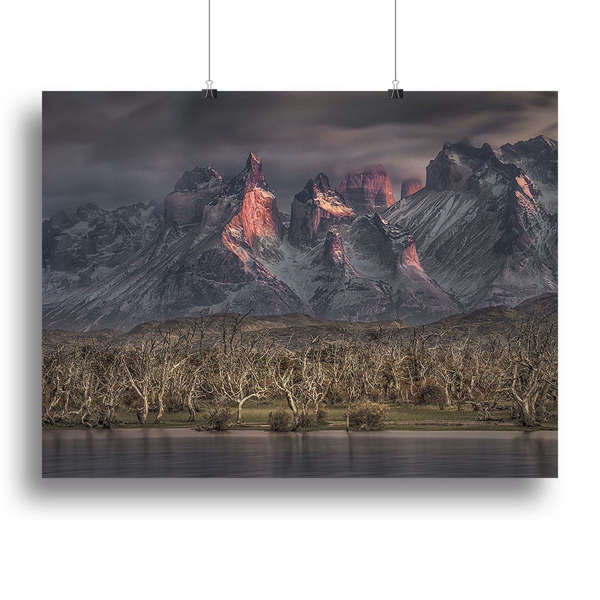 Below The Peaks Of Patagonia Canvas Print or Poster - Canvas Art Rocks - 2