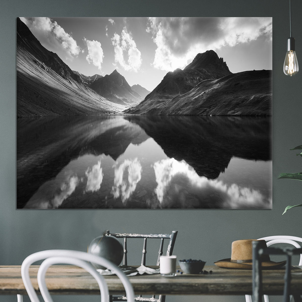Mountain Reflection Canvas Print or Poster - Canvas Art Rocks - 3