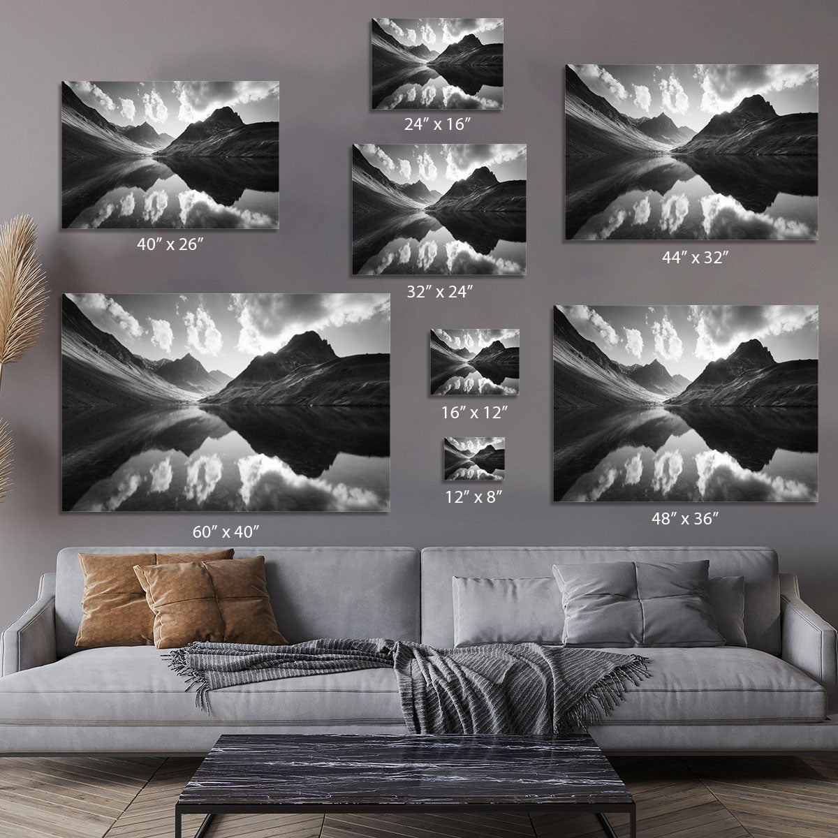 Mountain Reflection Canvas Print or Poster - Canvas Art Rocks - 7