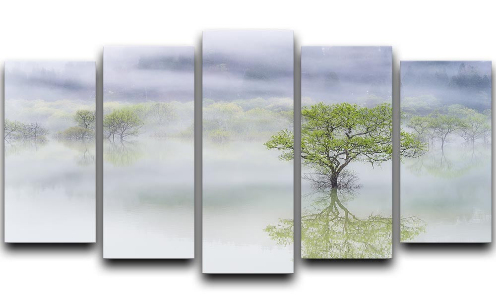 Dreamy Tree 5 Split Panel Canvas - Canvas Art Rocks - 1