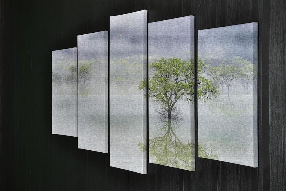 Dreamy Tree 5 Split Panel Canvas - Canvas Art Rocks - 2