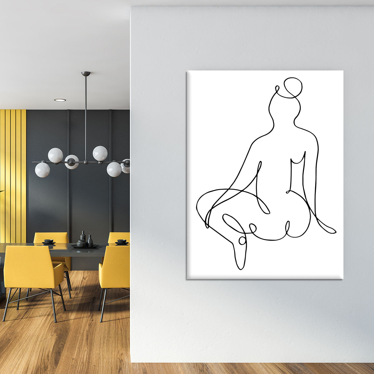 Nude Back Canvas Print or Poster - Canvas Art Rocks - 4