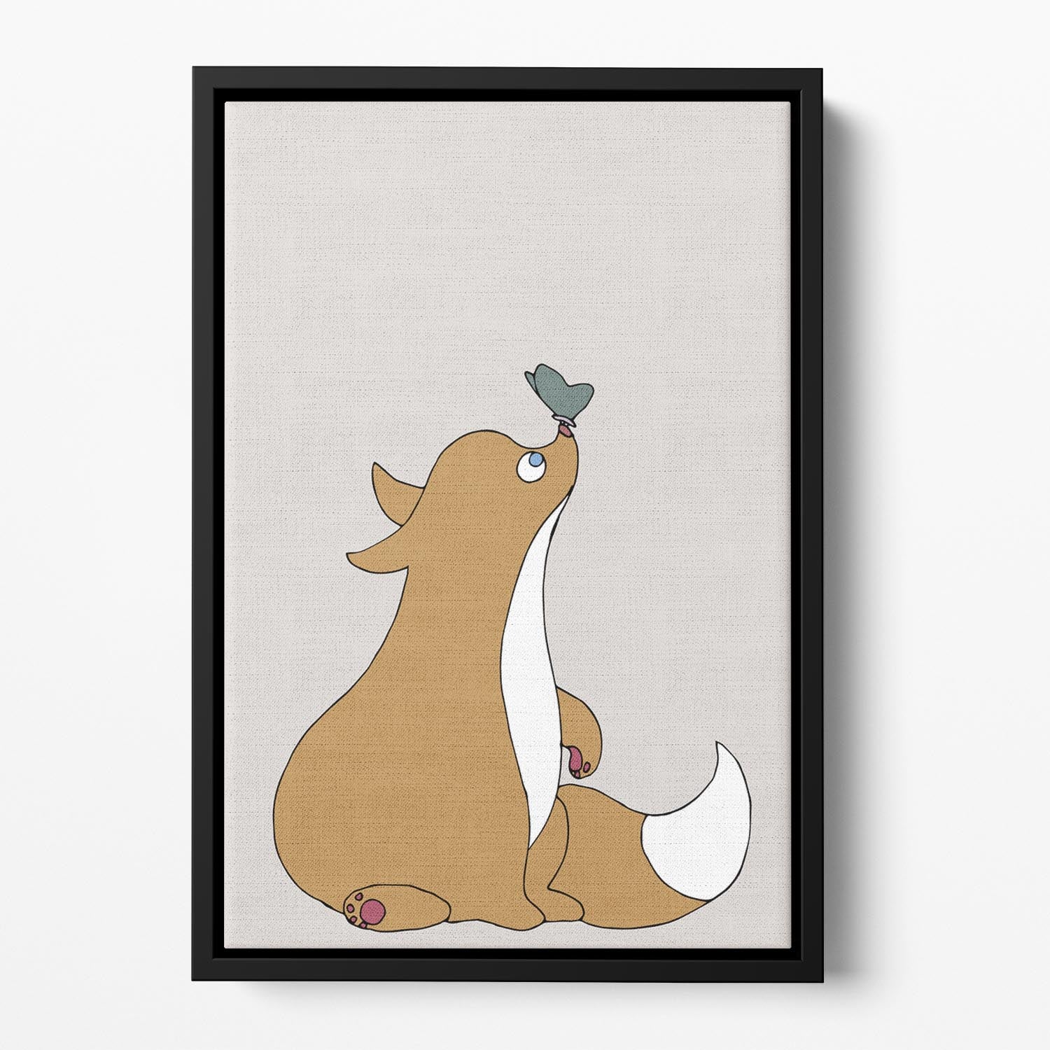 The Fox Floating Framed Canvas - 1x - 2