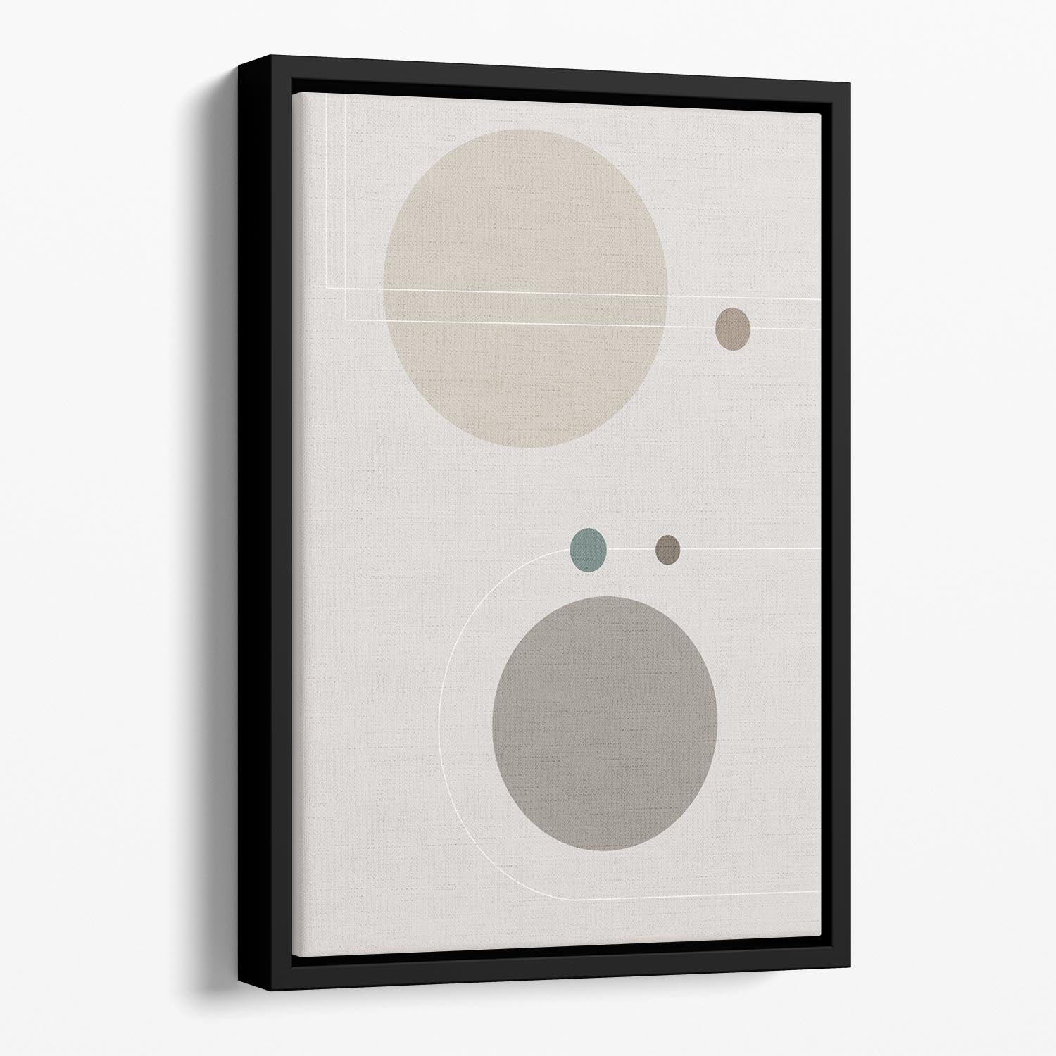 Space Orbit 02 Floating Framed Canvas - 1x - 1
