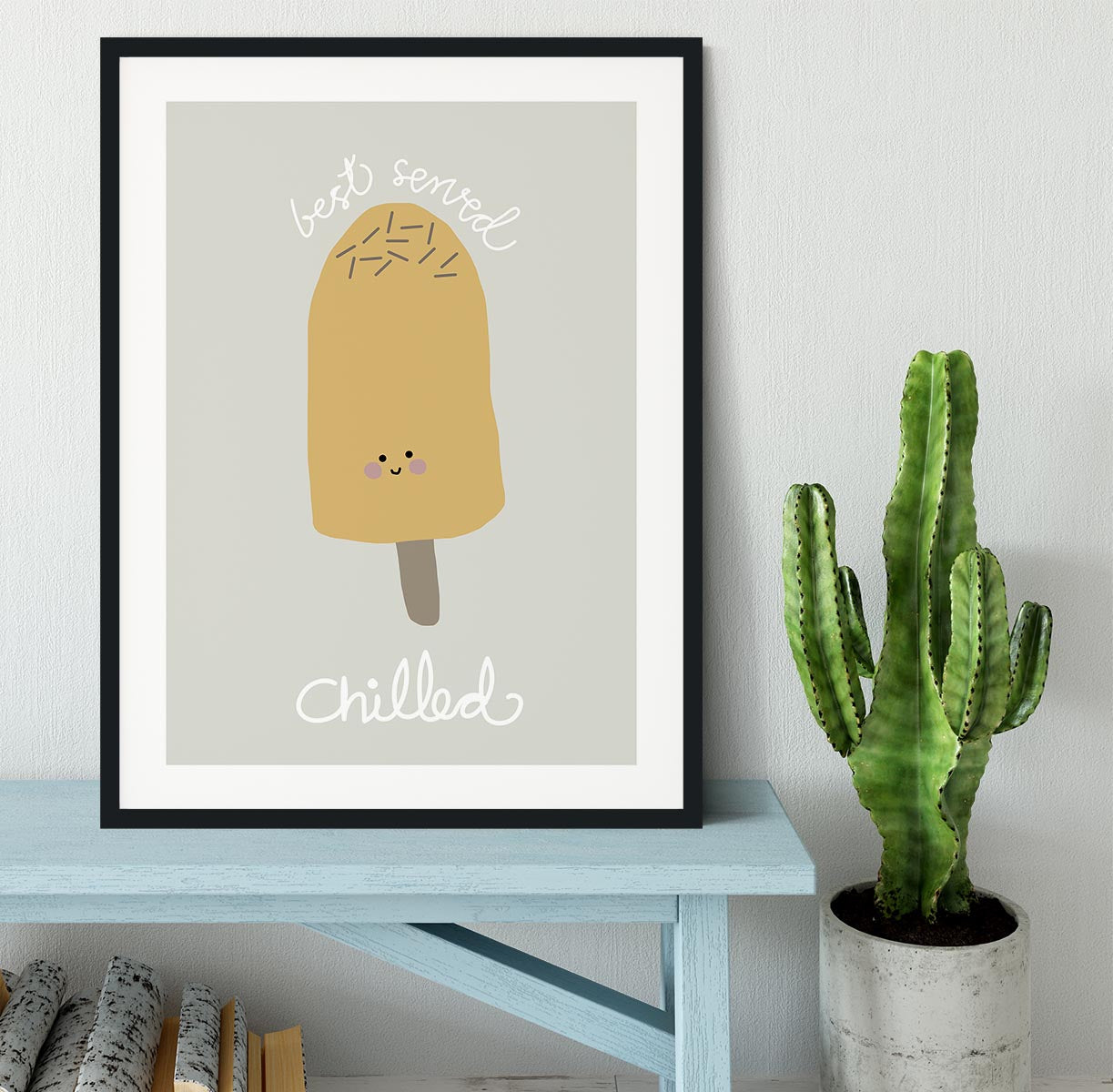 Chilled Ice Cream Framed Print - 1x - 1