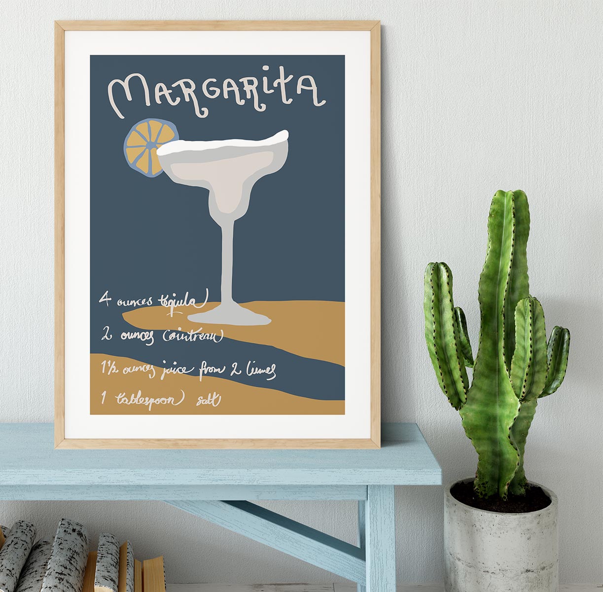 Margarita Framed Print - Canvas Art Rocks - 3