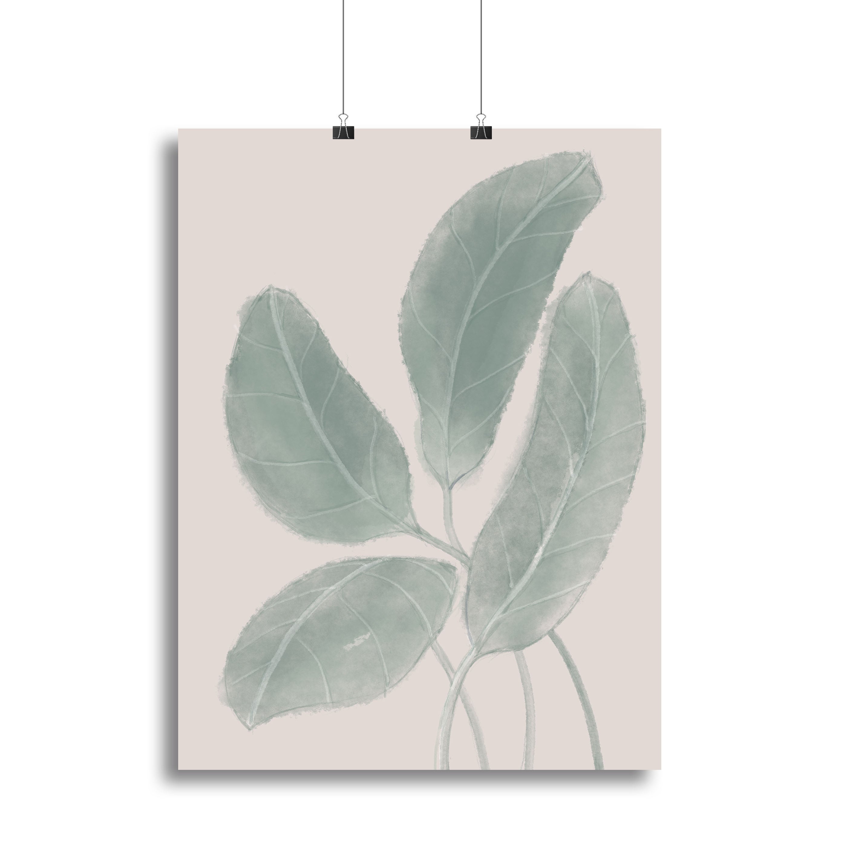Leaves Watercolor Canvas Print or Poster - Canvas Art Rocks - 2