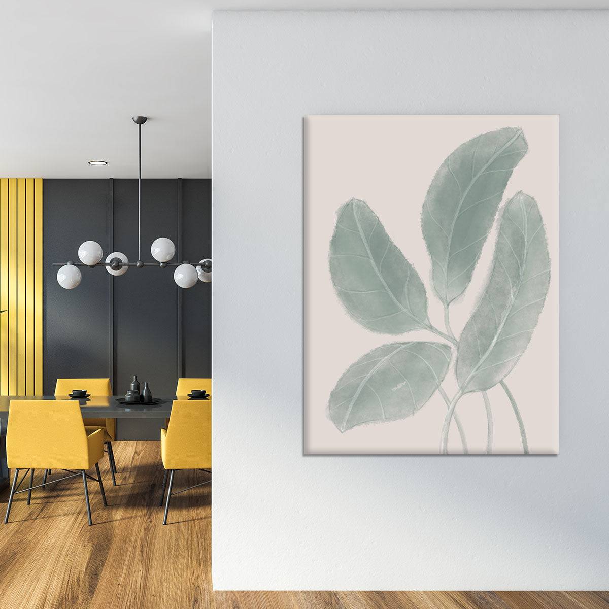 Leaves Watercolor Canvas Print or Poster - Canvas Art Rocks - 4