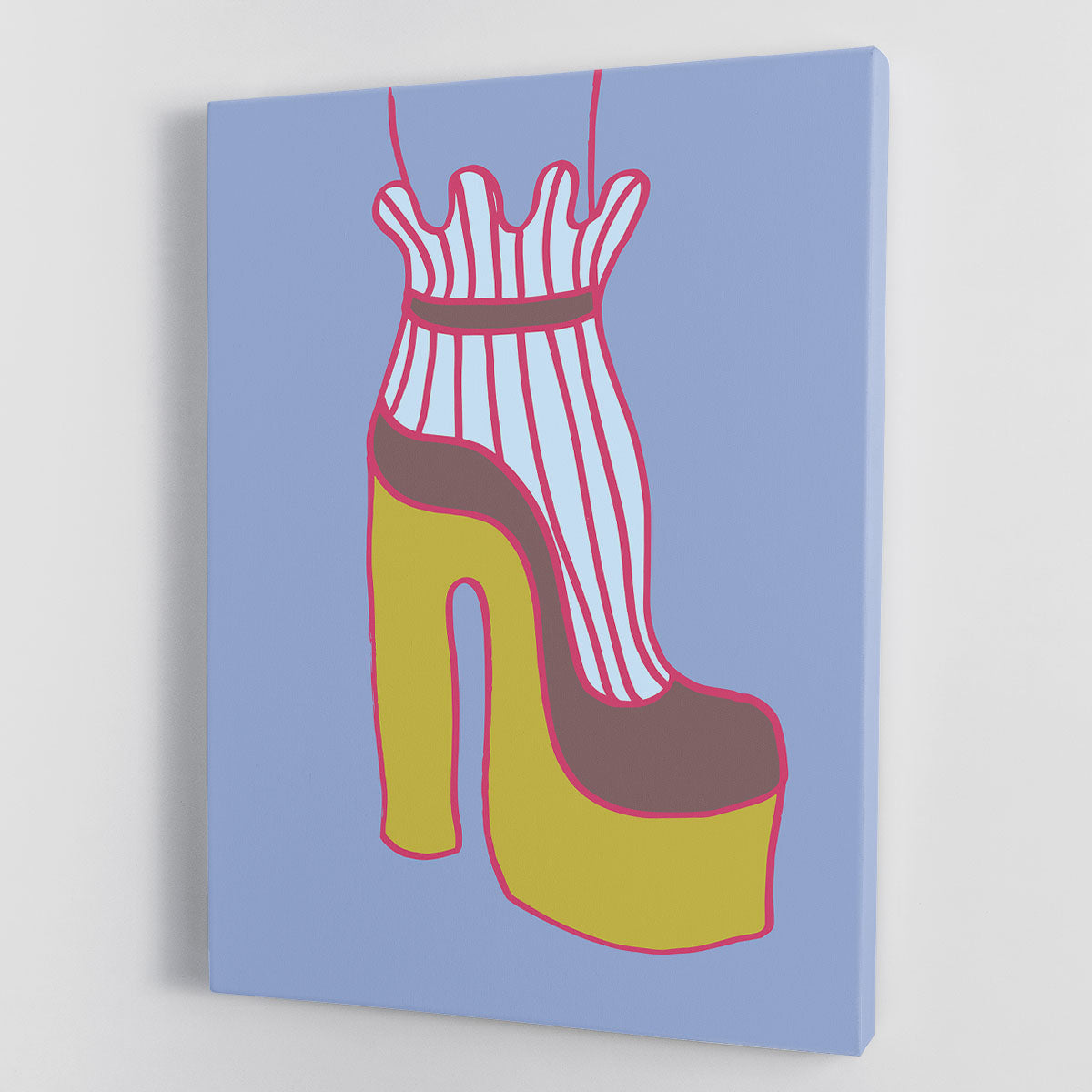 Yellow Heel 01 Canvas Print or Poster - Canvas Art Rocks - 1