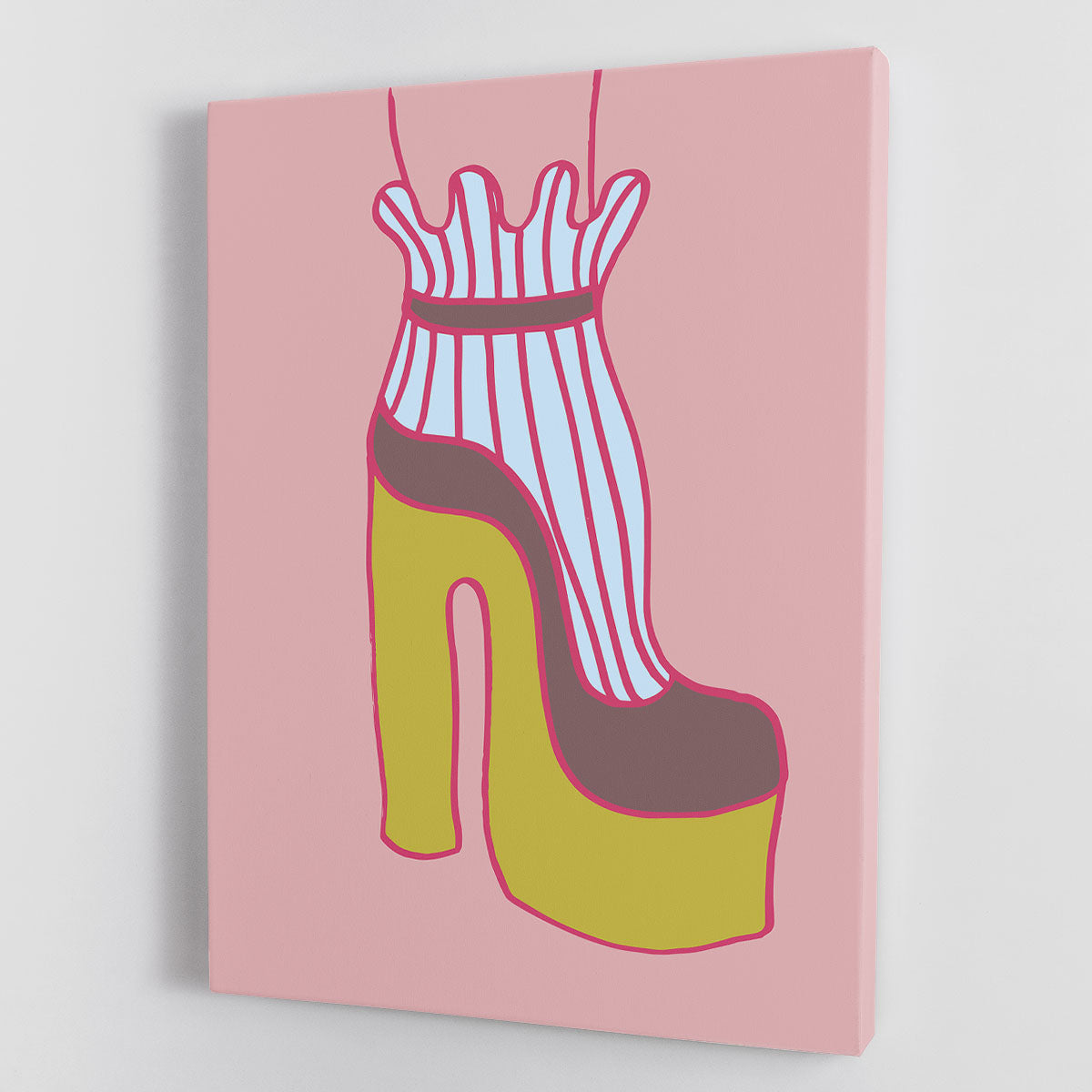 Yellow Heel 02 Canvas Print or Poster - Canvas Art Rocks - 1
