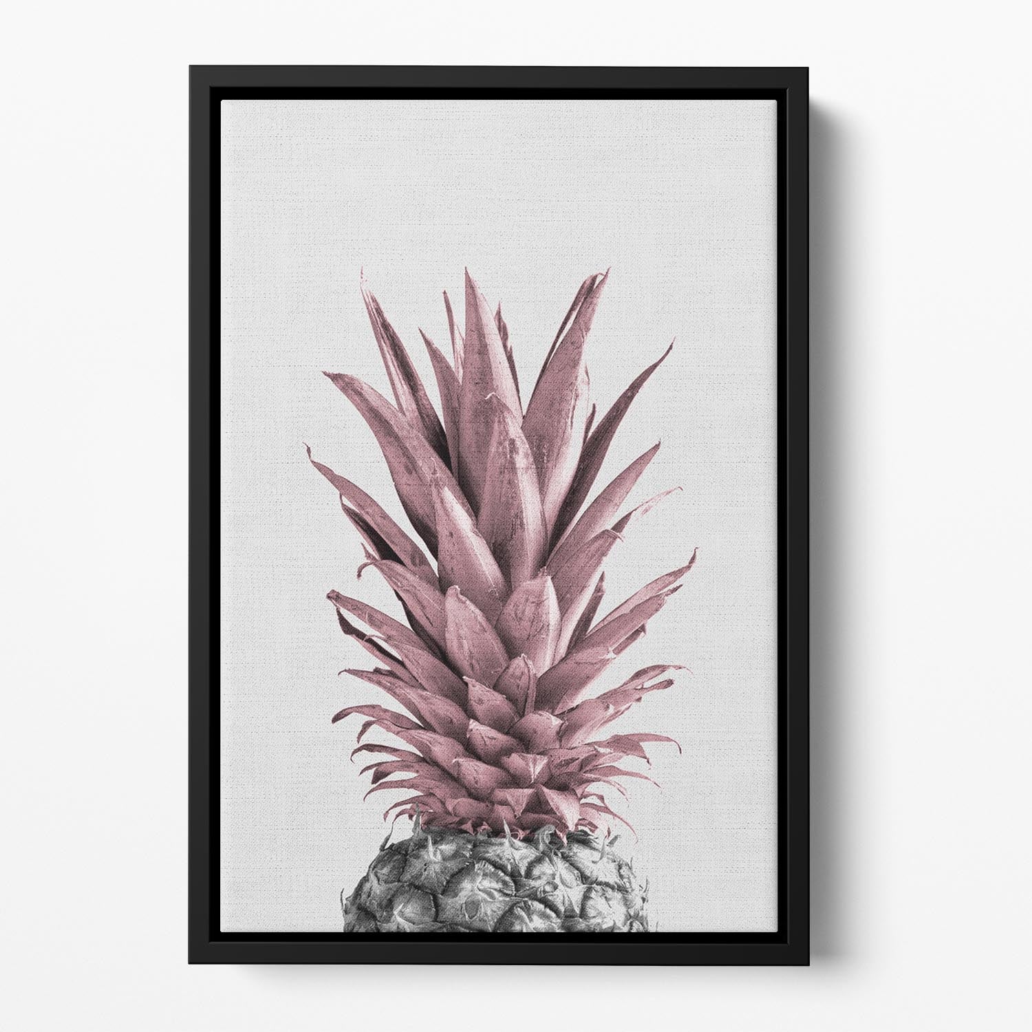 Pineapple Pink 04 Floating Framed Canvas - Canvas Art Rocks - 2