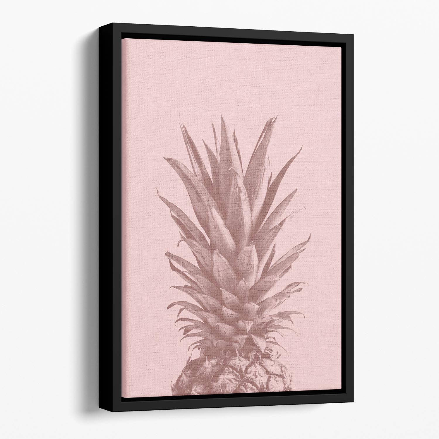 Pinapple Pink 05 Floating Framed Canvas - Canvas Art Rocks - 1