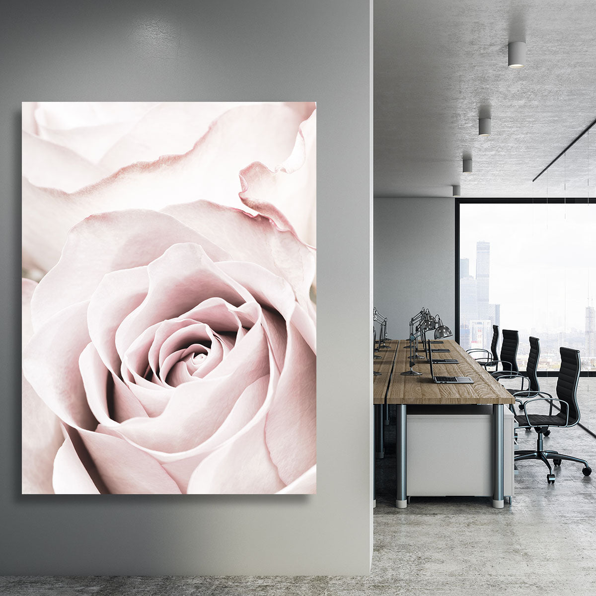 Pink Rose No 05 Canvas Print or Poster - Canvas Art Rocks - 3