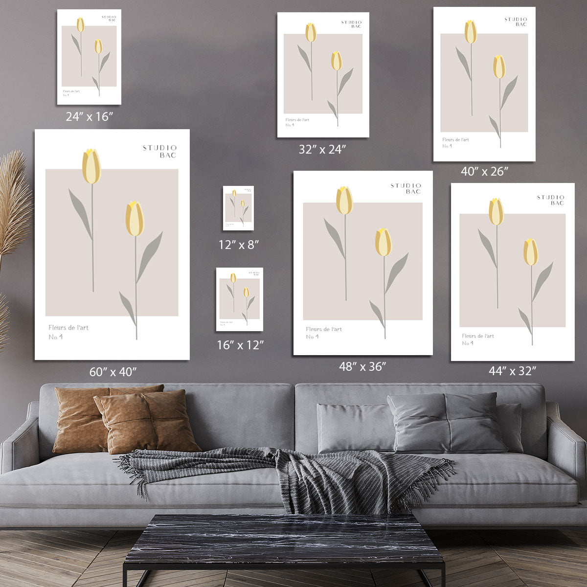 Tulips Studio Bac Canvas Print or Poster - Canvas Art Rocks - 7