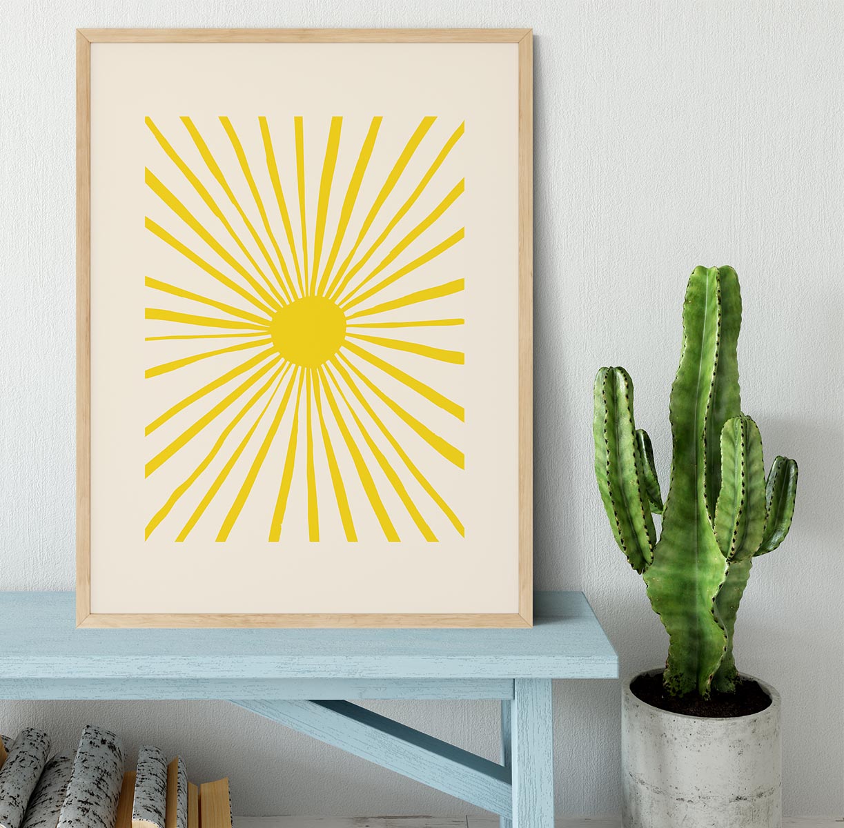 The Sun Framed Print - Canvas Art Rocks - 4