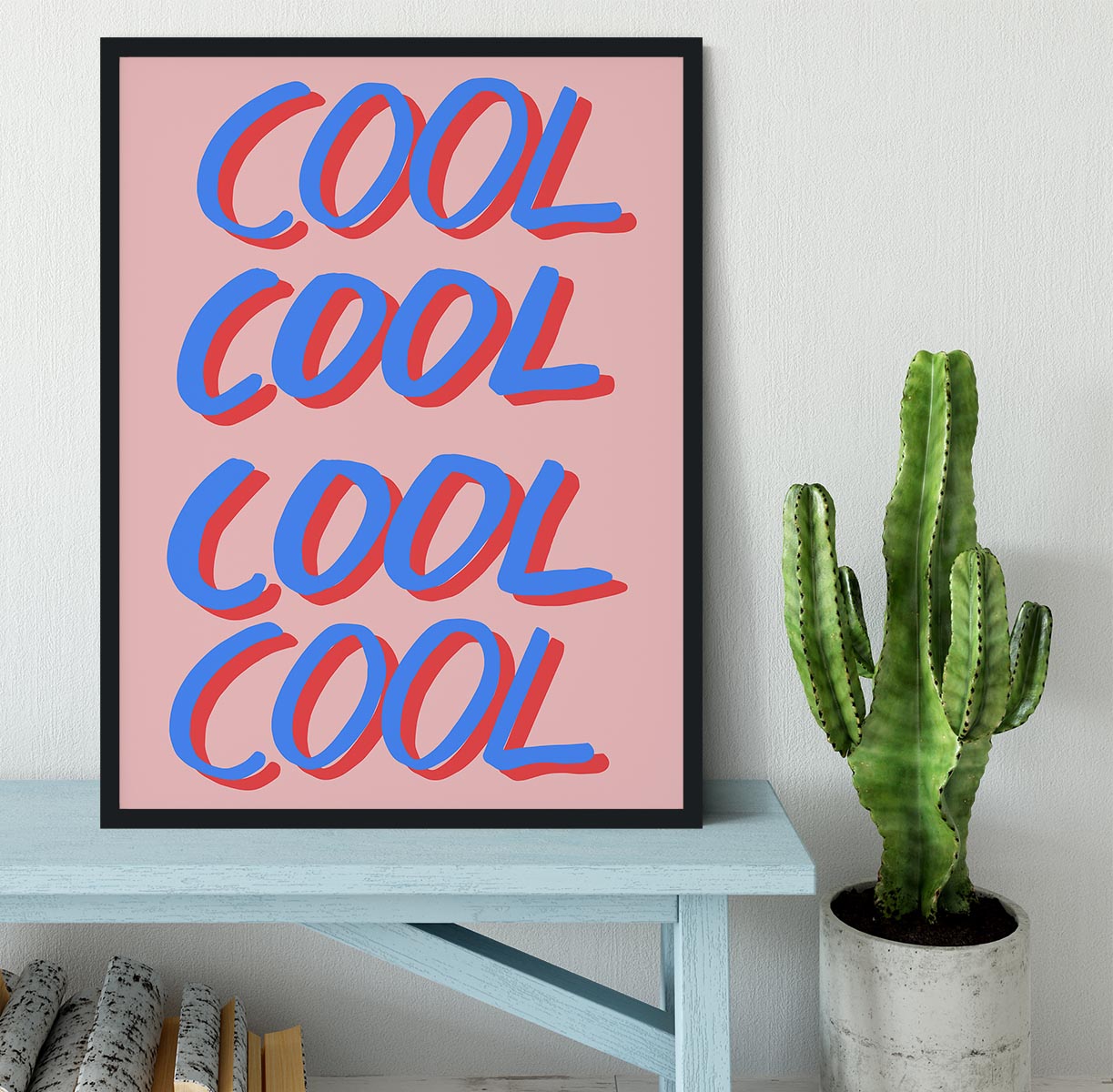 Cool Quote 02 Framed Print - Canvas Art Rocks - 2