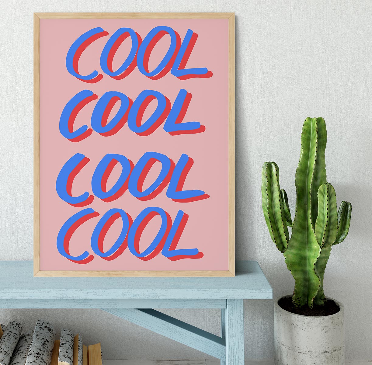 Cool Quote 02 Framed Print - Canvas Art Rocks - 4
