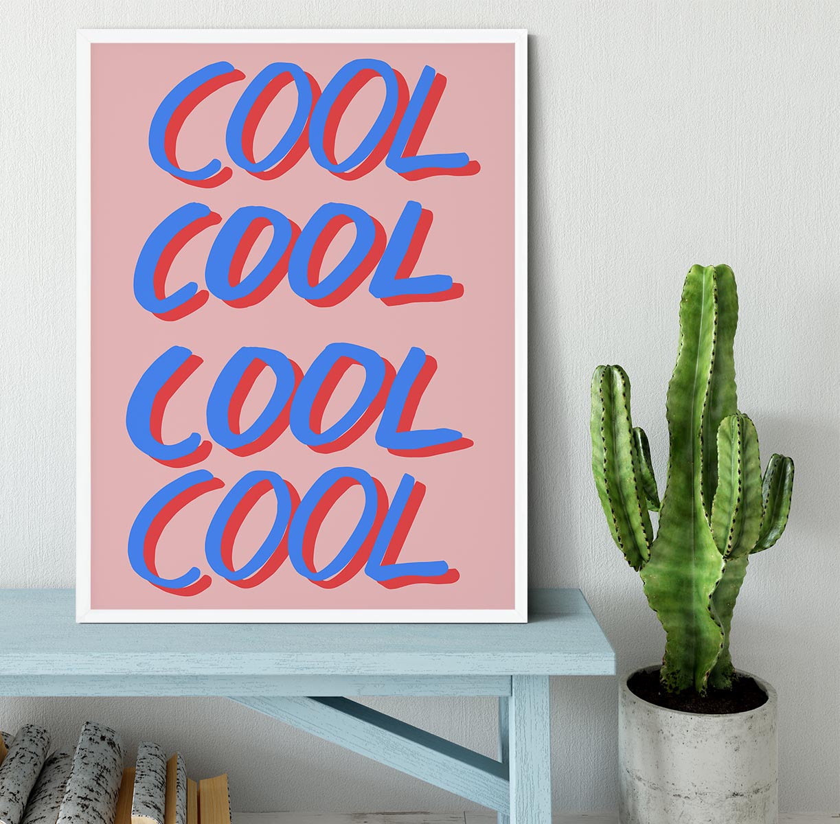 Cool Quote 02 Framed Print - Canvas Art Rocks -6