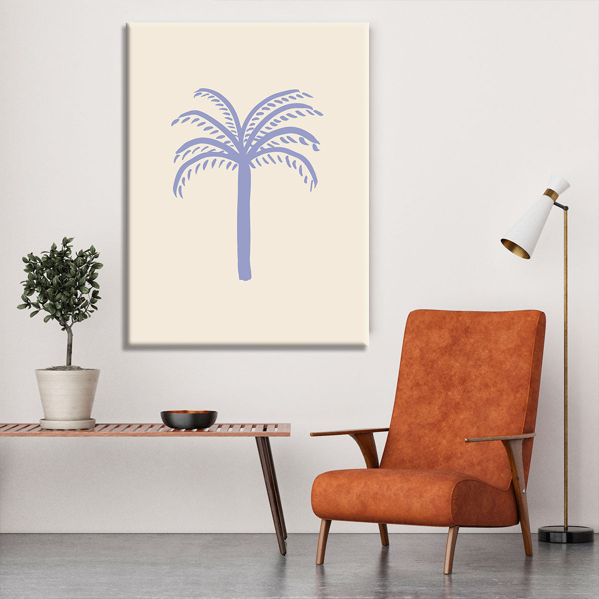 Lilac Palm Canvas Print or Poster - Canvas Art Rocks - 6