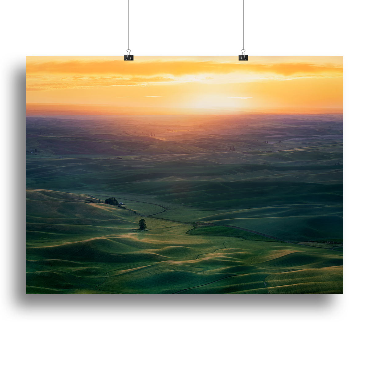 Sunset Over Colfax Canvas Print or Poster - Canvas Art Rocks - 2