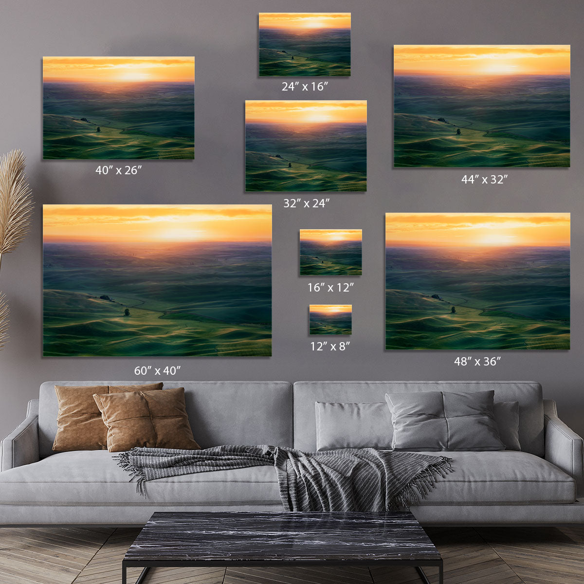 Sunset Over Colfax Canvas Print or Poster - Canvas Art Rocks - 7