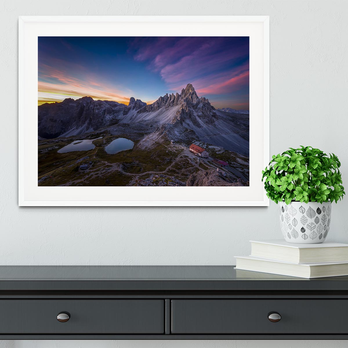 Mountainscape Framed Print - Canvas Art Rocks - 5