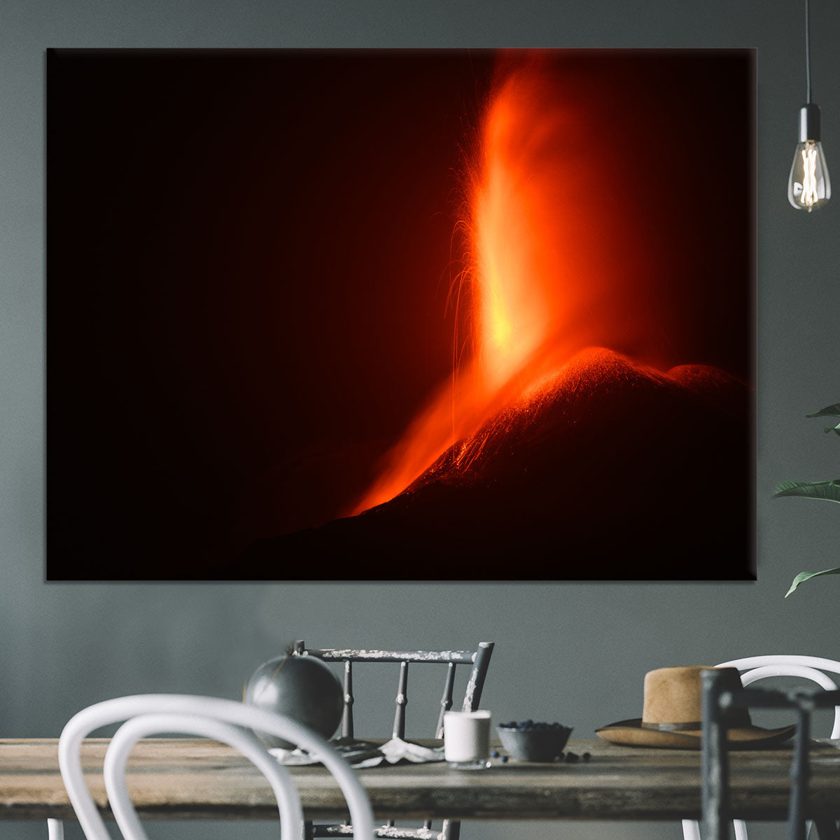 Volcanic Eruption Canvas Print or Poster - Canvas Art Rocks - 3